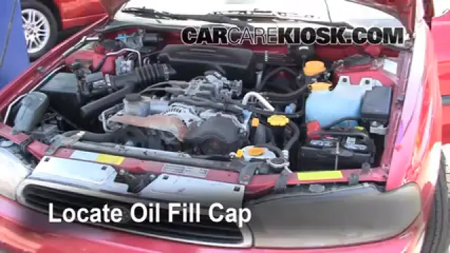 1997 Subaru Legacy L 2.2L 4 Cyl. Wagon Aceite Agregar aceite